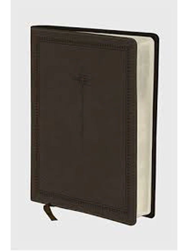Journal The Word Bible, Imitation Leather, Brown: Reflect, Journal, or Create Art Next to Your Favorite Verses