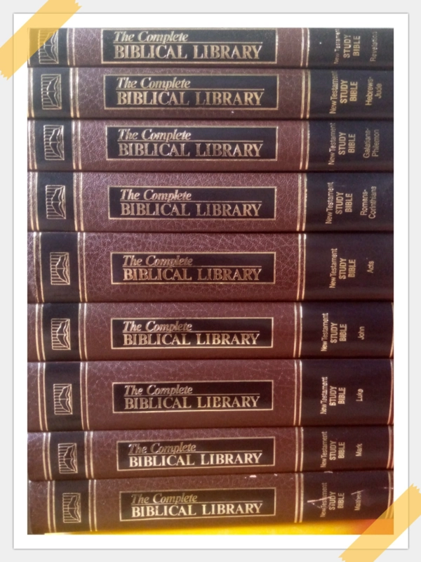 The Complete Biblical Library Newtestament   (9 Volume Set)  Hardcover – By Ralph W. Harris (Author)