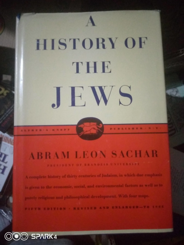 History of the Jews Hardback: By Abram Leon Sachar