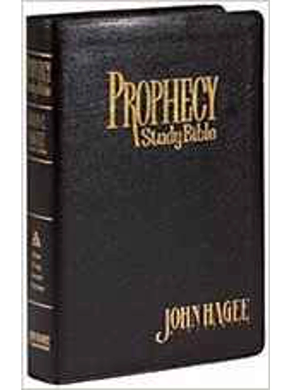 John Hagee Prophecy Study Bible: New King James Version, Black Bonded Leather