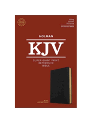 The Holman KJV Super Giant Print Bible Imitation Leather Black