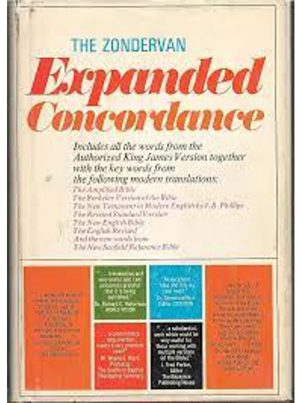 THE ZONDERVAN EXPANDED CONCORDANCE  Hardcover – By Publishing Zondervan (Author)