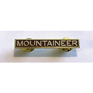 Mountaineer Nameplate Badge
