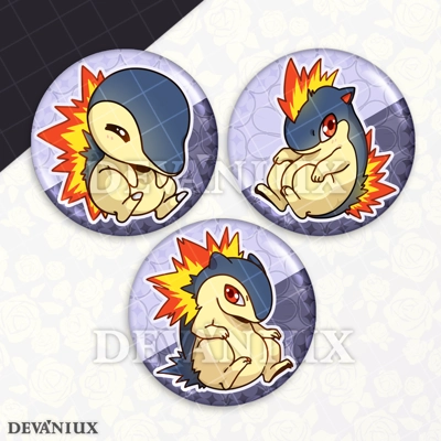 POKEMON (GEN 2) - #155-#157 Cyndaquil, Quilava, Typhlosion.. POKEMON (GEN 2) - #155-#157 Cyndaquil, Quilava, Typhlosion..