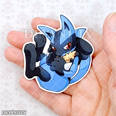 Pokemon - Lucario Sticker | 2.5 Pokemon - Lucario Sticker | 2.5