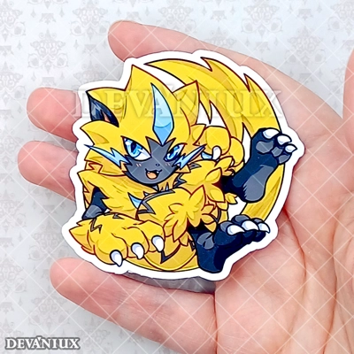 Pokemon  - Zeraora Sticker | 2.5" - 6.5cm