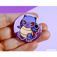 POKEMON (GEN 1) - #007-#009 - Squirtle, Wartortle, Blastoise | Button 38 m m