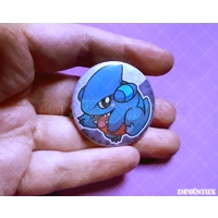 POKEMON: Gible, Gabite, Garchomp | BUTTON 38 mm / 1.5 inch