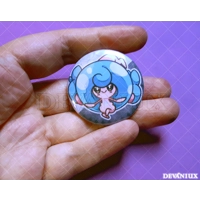 POKEMON (GEN 8) - #586-585 Hatenna, Hattrem, Hatterene - | Button 38 m m