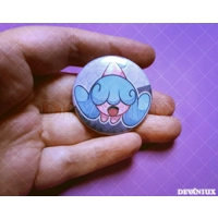 POKEMON (GEN 8) - #586-585 Hatenna, Hattrem, Hatterene - | Button 38 m m