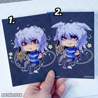 Chibi Bakura, Yami Bakura  (3 versions) | A6 Print