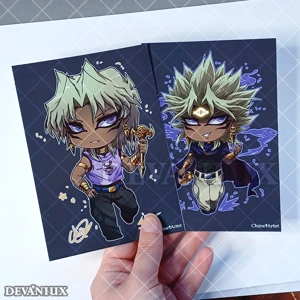 Chibi - Marik - Yami Marik (2 versions) | A6 Print