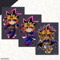 Chibi - Yami Yugi - Atem  (3 versions) | A6 Print