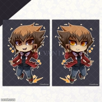 Chibi (YGO GX) Judai Yuki (2 versions) | A6 Print