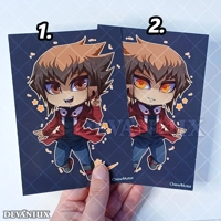 Chibi (YGO GX) Judai Yuki (2 versions) | A6 Print