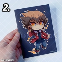 Chibi (YGO GX) Judai Yuki (2 versions) | A6 Print