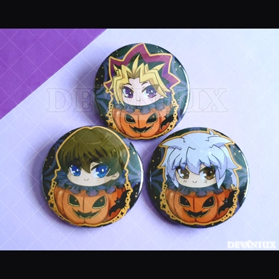YUGIOH: 'Halloween:' Yami Yugi, Kaiba, Yami Bakura | BUTTO..