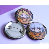 YUGIOH: 'Halloween:' Yami Yugi, Kaiba, Yami Bakura | BUTTON 38 mm/1.5 inch