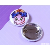 DIGIMON: Nyokimon, Yokomon, Biyomon | BUTTON 38 mm/1.5 inch