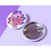DIGIMON: Nyokimon, Yokomon, Biyomon | BUTTON 38 mm/1.5 inch