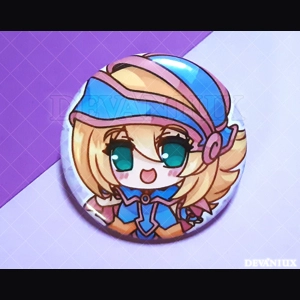 DUEL SERIES: Dark Magician girl | BUTTON 38 mm/1.5 inch
