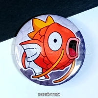 POKEMON (GEN 1) - #129-#130 - Magikarp, Gyarados | Button 38 m m