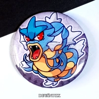 POKEMON (GEN 1) - #129-#130 - Magikarp, Gyarados | Button 38 m m