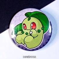 POKEMON (GEN 2) - #152-#154 - Chikorita, Bayleef, Meganium | Button 38 m m