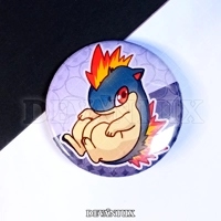 POKEMON (GEN 2) - #155-#157 Cyndaquil, Quilava, Typhlosion | Button 38 m m
