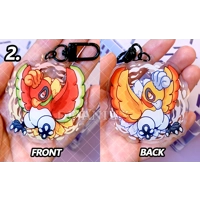 Ho-Oh & Lugia - Keychains