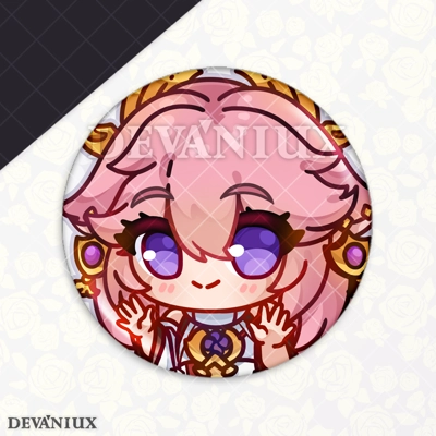 Genshin Impact - Yae Miko | 38 mm Genshin Impact - Yae Miko | 38 mm