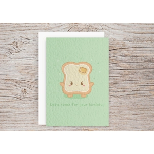 Let's Toast for your birthday, Birthday card