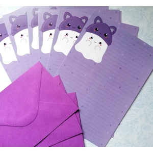 Halloween Letter writing set + Envelopes