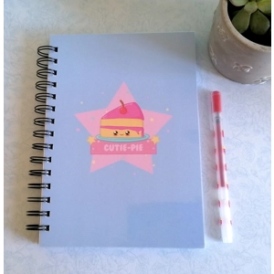 Cutie Pie Notebook, Journal with Dotted or Lined pages