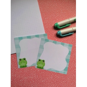 Frog loose memo sheets, 12 sheets