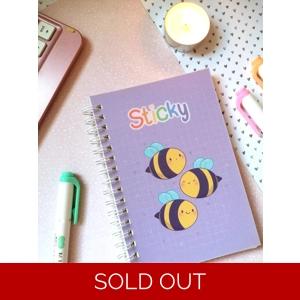Reusable Sticker Book, Bee Sticker Album
