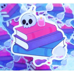 Potion Books vinyl sticker, waterproof sticker