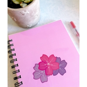 SECONDS SALE: Cute Sakura Pink Notebook