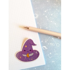 HOLOGRAPHIC Witch Hat sticker
