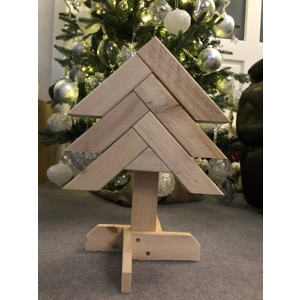 Indoor chevron christmas tree