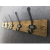 Rustic five-hook coat hook