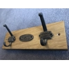 Oak 'Land Rover' coat hook