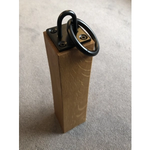 Oak black ring doorstop(s)