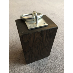 Softwood dark doorstop
