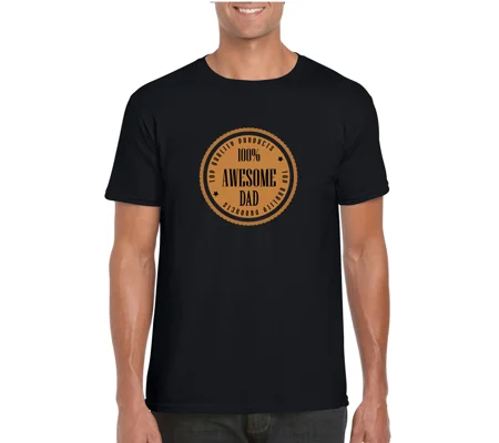 100% Awesome Dad T-Shirt