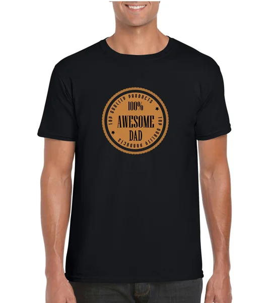 100% Awesome Dad T-Shirt