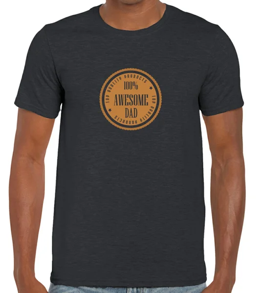 100% Awesome Dad T-Shirt