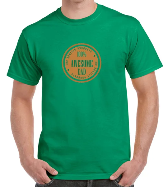 100% Awesome Dad T-Shirt