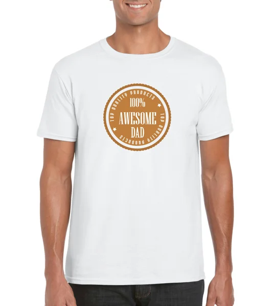 100% Awesome Dad T-Shirt