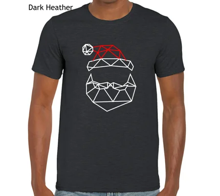 Geometric Santa T-Shirt